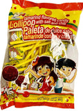 MDM TAMARINDO FLAVORED LOLLIPOPS w SALT/CHILI 2LB 1.78OZ BAG