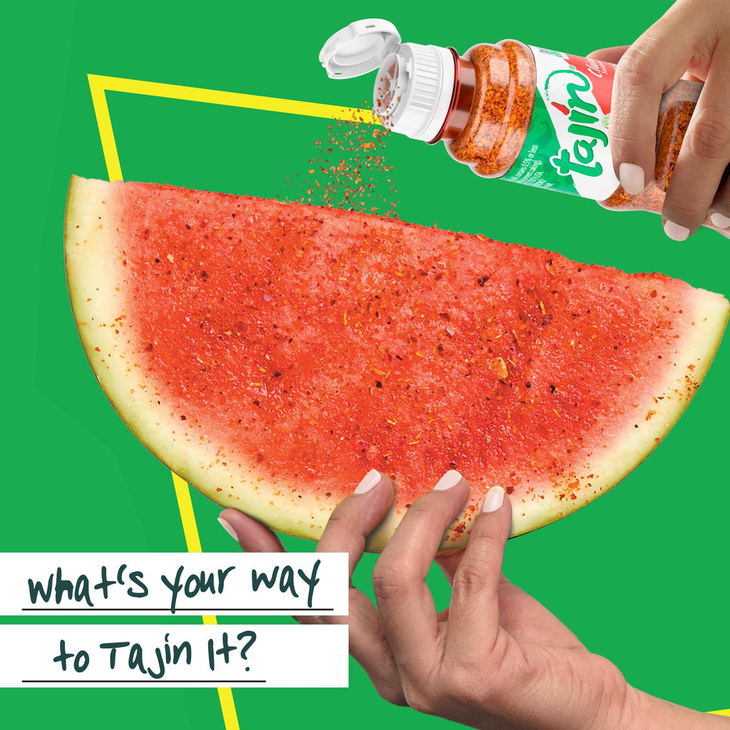 Tajin Clásico Seasoning, Authentic Mexican Chili Lime Spice Blend for Fruit, Snacks, Tacos, and Cocktails, Zesty Flavor Enhancer, 14 oz (Pack of 1)