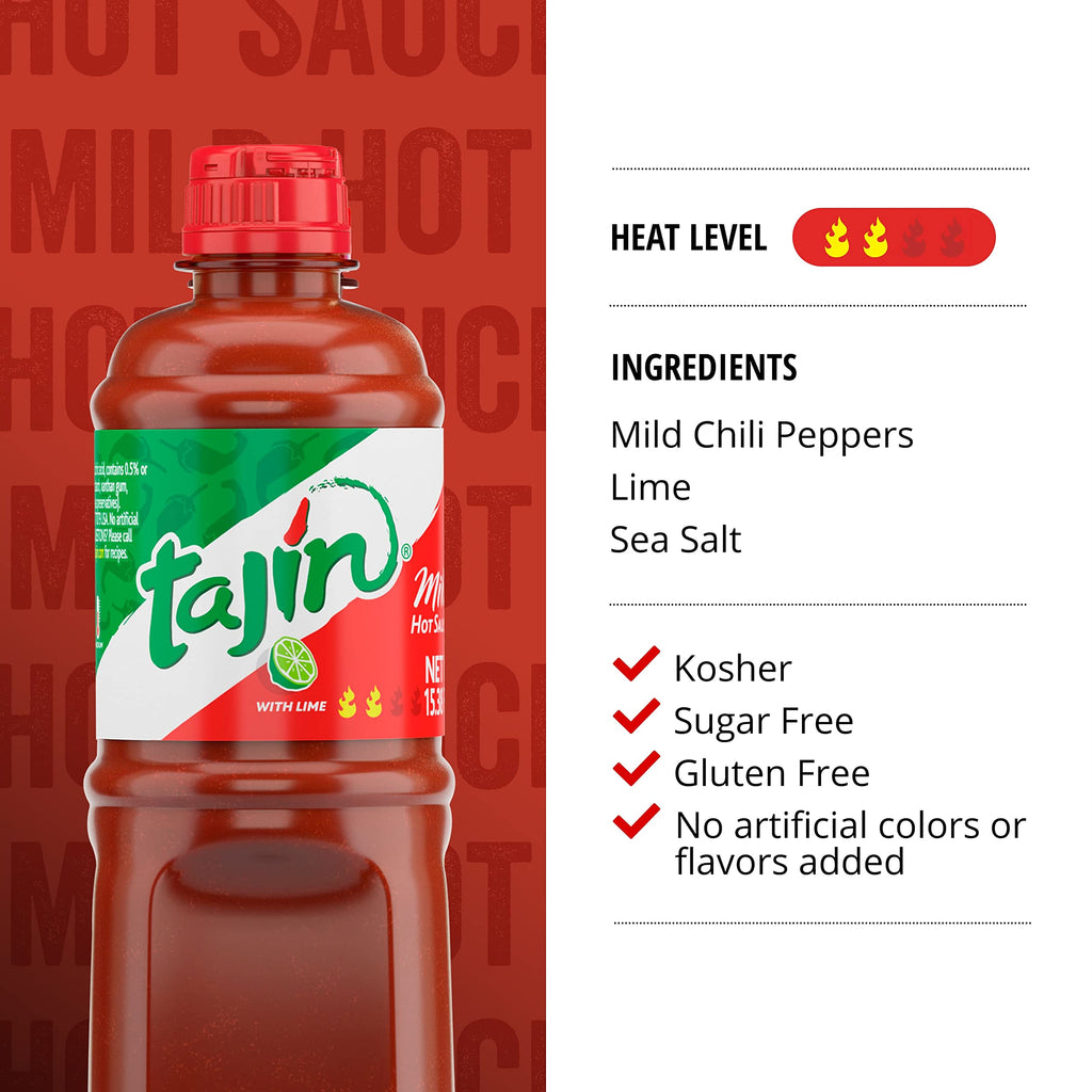 Tajin Fruity Chamoy Sauce, Sweet & Tangy Chamoy for Fruit, Candy, Snacks, Mangonadas & Drinks, 15.38 oz Each (12 Pack)