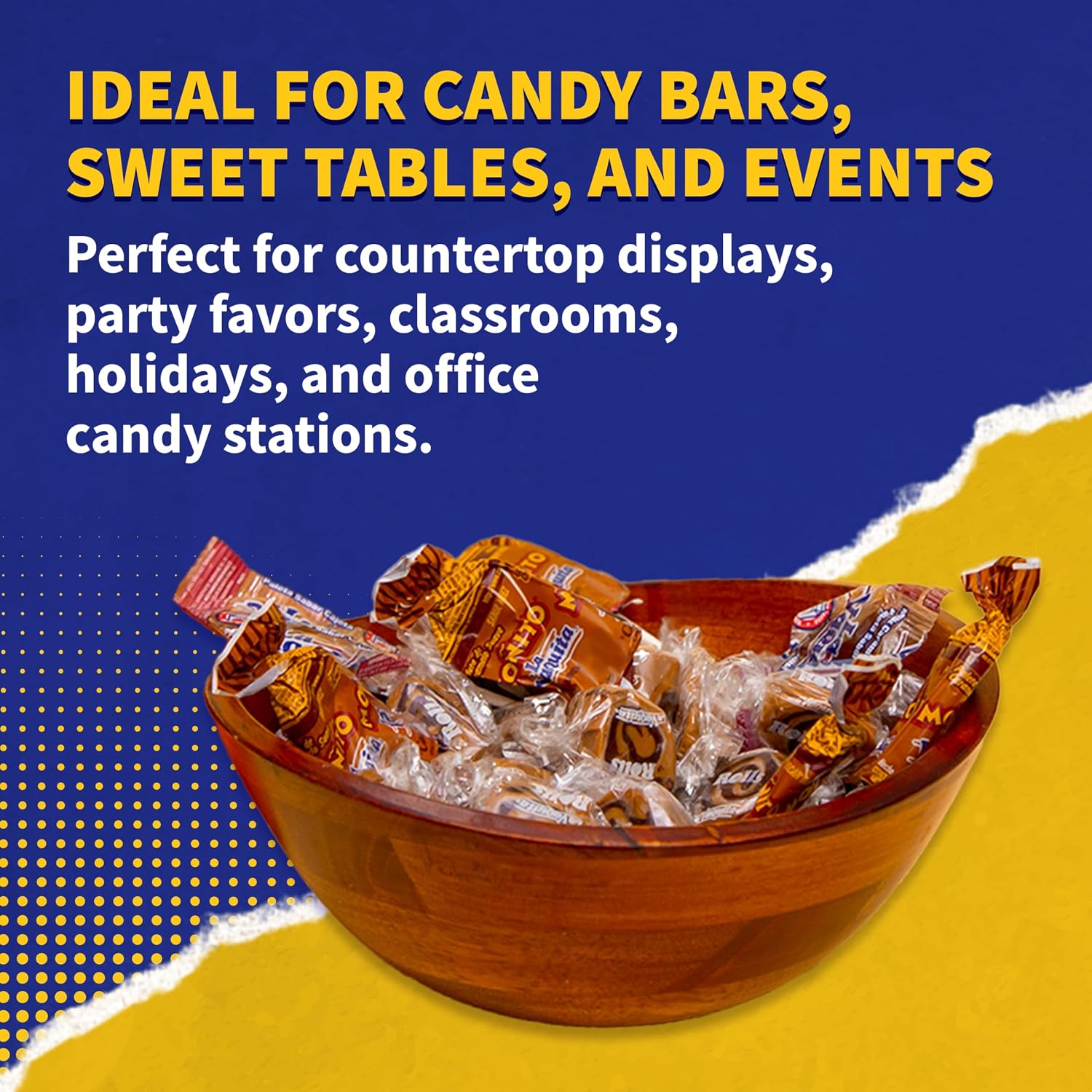 Canel's La Vaquita Assorted Milk Candy Mix, with Caramels, Coconut, Chocolate, and Pecan, Soft and Hard Candy and Lollipops, for Parties and Sharing, 2 Pound Bag (Pack of 1)