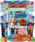 Ashley Dashley's-Chamoy Pickle Kit + Blue Raspberry Pickle Gift Pouch-w/Cotton Candy Crunch Powder, Fruit Roll Ups-Tiktok Trend Items by FoodCrush