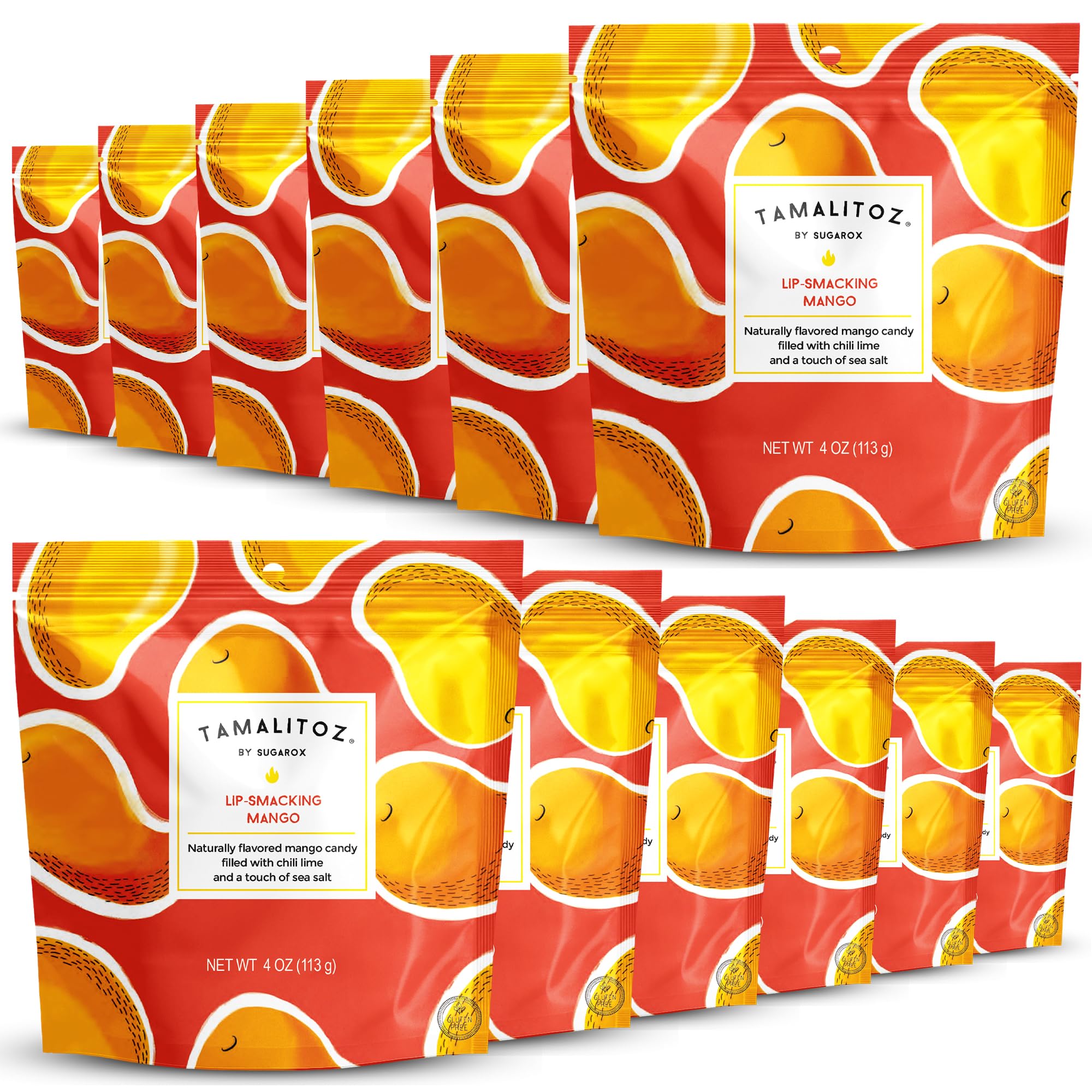 Tamalitoz Variety Pack – Spicy Mexican Hard Candy with Chile, Lime & Sea Salt, 8 Flavors: Mango, Cucumber, Tamarind, Watermelon, Pineapple, Blood Orange, Green Apple, Cherry – 8 Bags (4oz Each)
