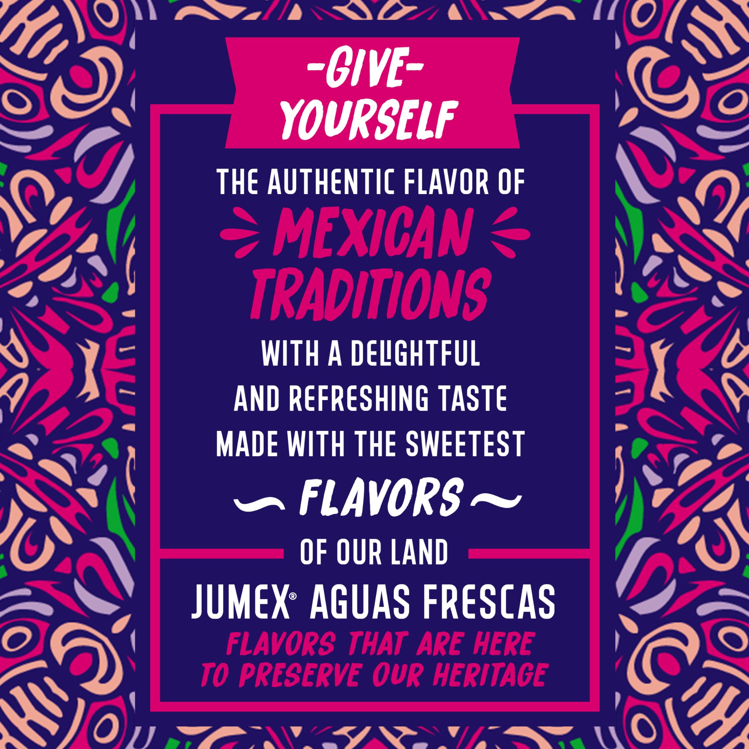 Jumex Aguas Frescas Hibiscus - Classic Mexican Soft Drinks - Hibiscus Drink for Cocktail Mixers & Mexican Food - Agua de Jamaica Flavored Water - Non Carbonated Non Alcoholic Beverages - 11.3oz, 24 Pack
