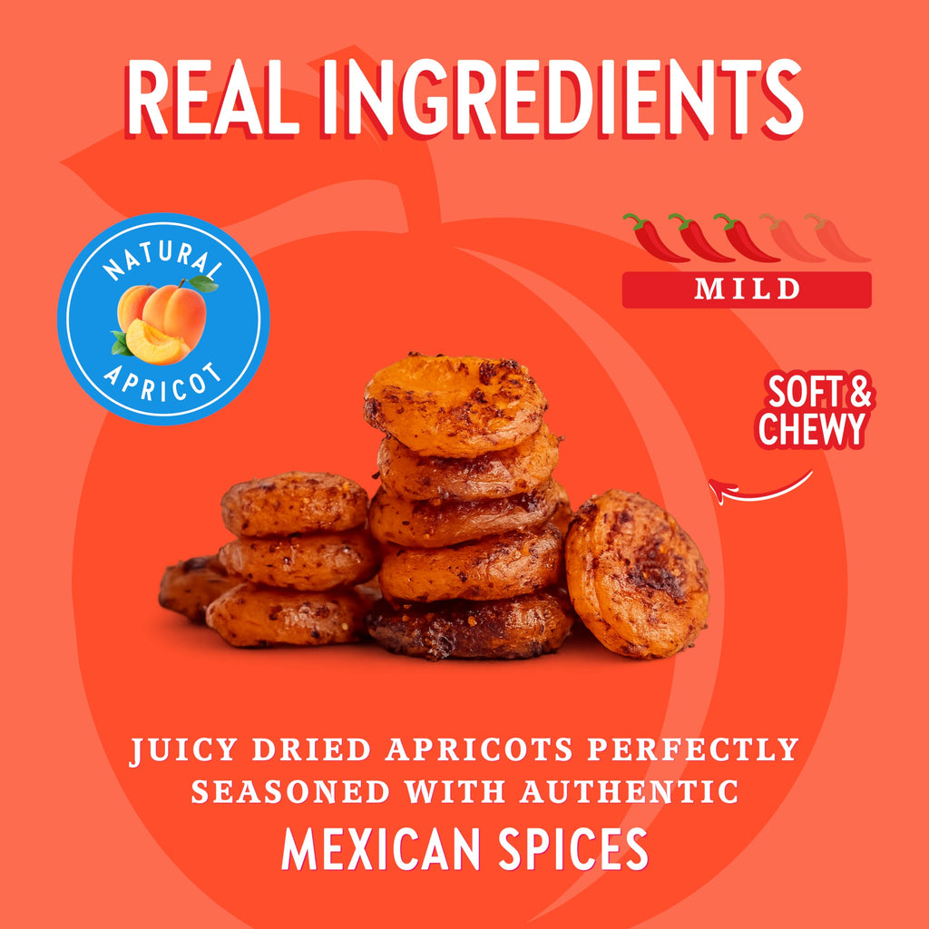 CHUZA Spicy Dried Mango Snacks Bites (4.5 oz. Pack of 2) – Mexican Candy Style Sweet Chili Dried Mango, with Chili Seasoning, Chili Powder, Dried Fruit Snacks, Spicy Snacks