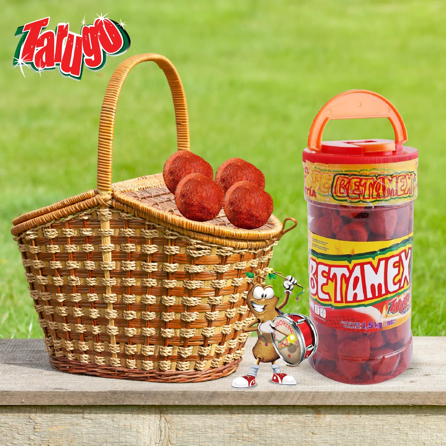 BETAMEX Tarugo Candy Tamarind Flavor 1.5kg/ 3.3 pounds – Mexican Food – Spicy Flavor and Delicious Tamarind Flavor