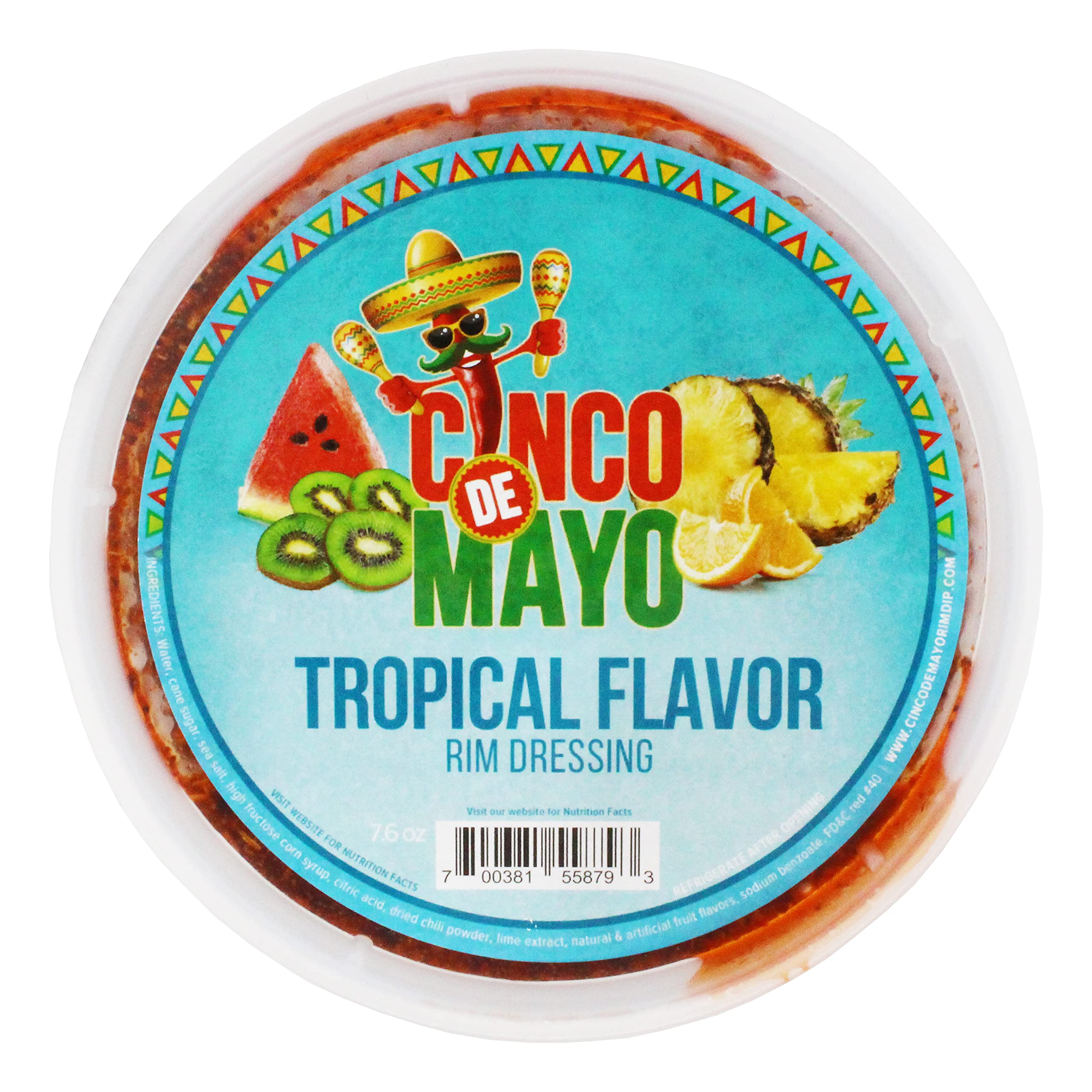 Cinco de Mayo Chamoy Rim Dip Cocktail Rim Dressing (1 x 7.6 oz. Container)