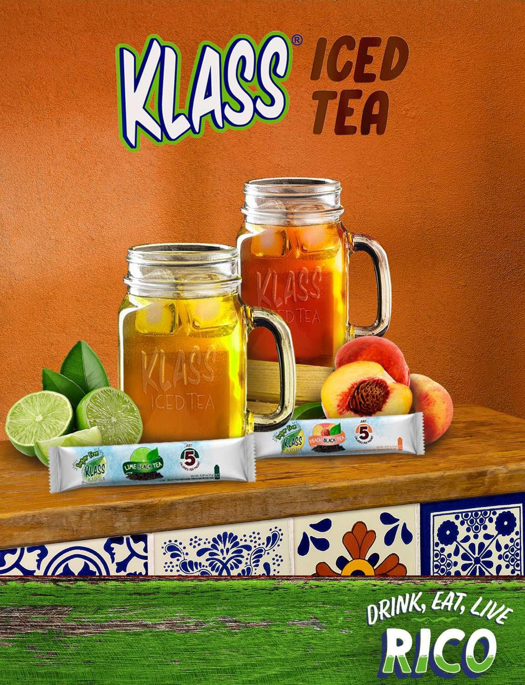 Klass Aguas Frescas, Powdered Drink Mix Variety Pack, 44 Singles Zero Sugar & Caffeine-Free Powder Packets, Water Drink Mix, Flavors: Cucumber Limeade Pineapple Tangerine Strawberry Watermelon & Hibiscus Berries - 5 Calories Per Packet & Natural Flavors
