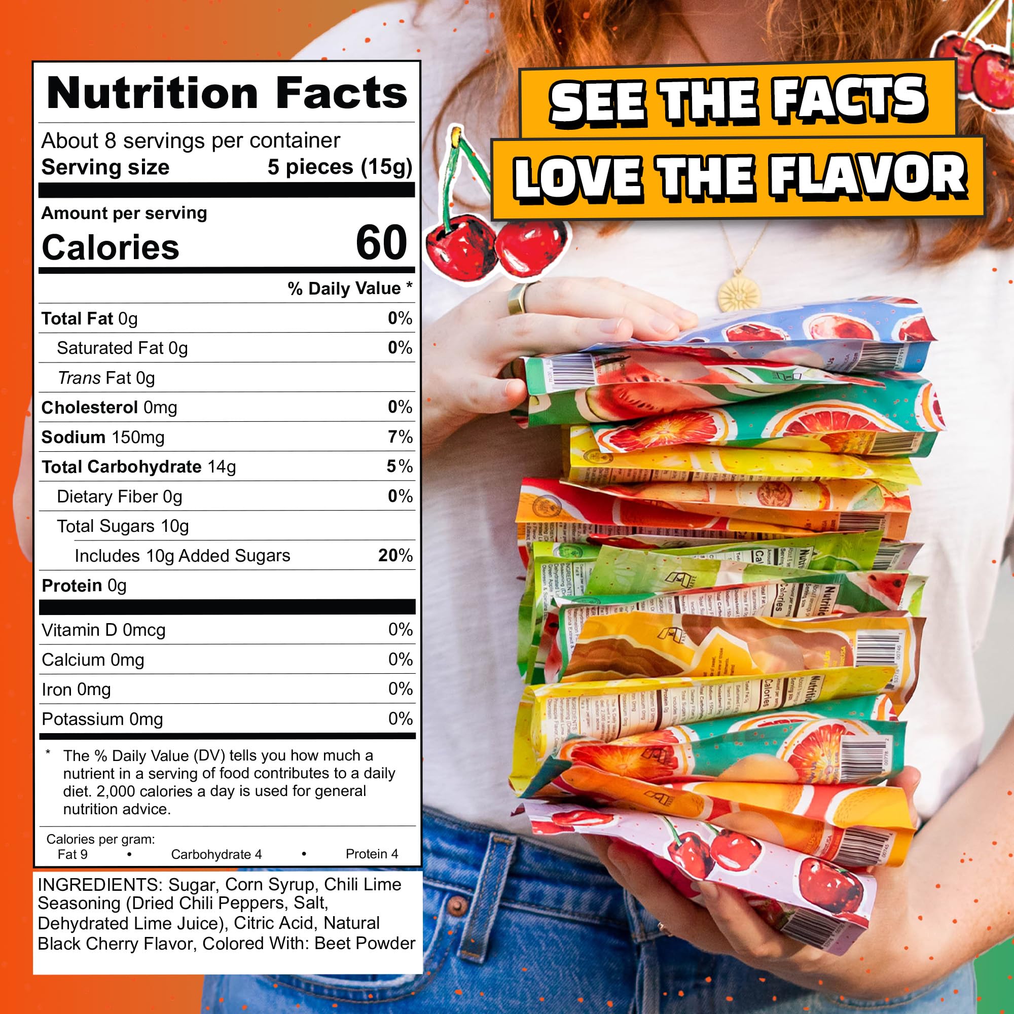 Tamalitoz Variety Pack – Spicy Mexican Hard Candy with Chile, Lime & Sea Salt, 8 Flavors: Mango, Cucumber, Tamarind, Watermelon, Pineapple, Blood Orange, Green Apple, Cherry – 8 Bags (4oz Each)
