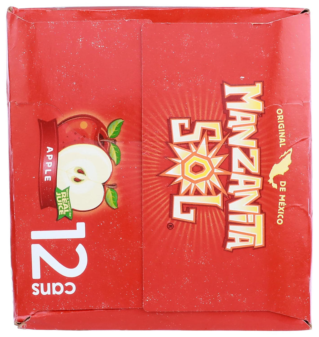 Manzanita Sol Apple Soda 12oz Cans (12 Pack)