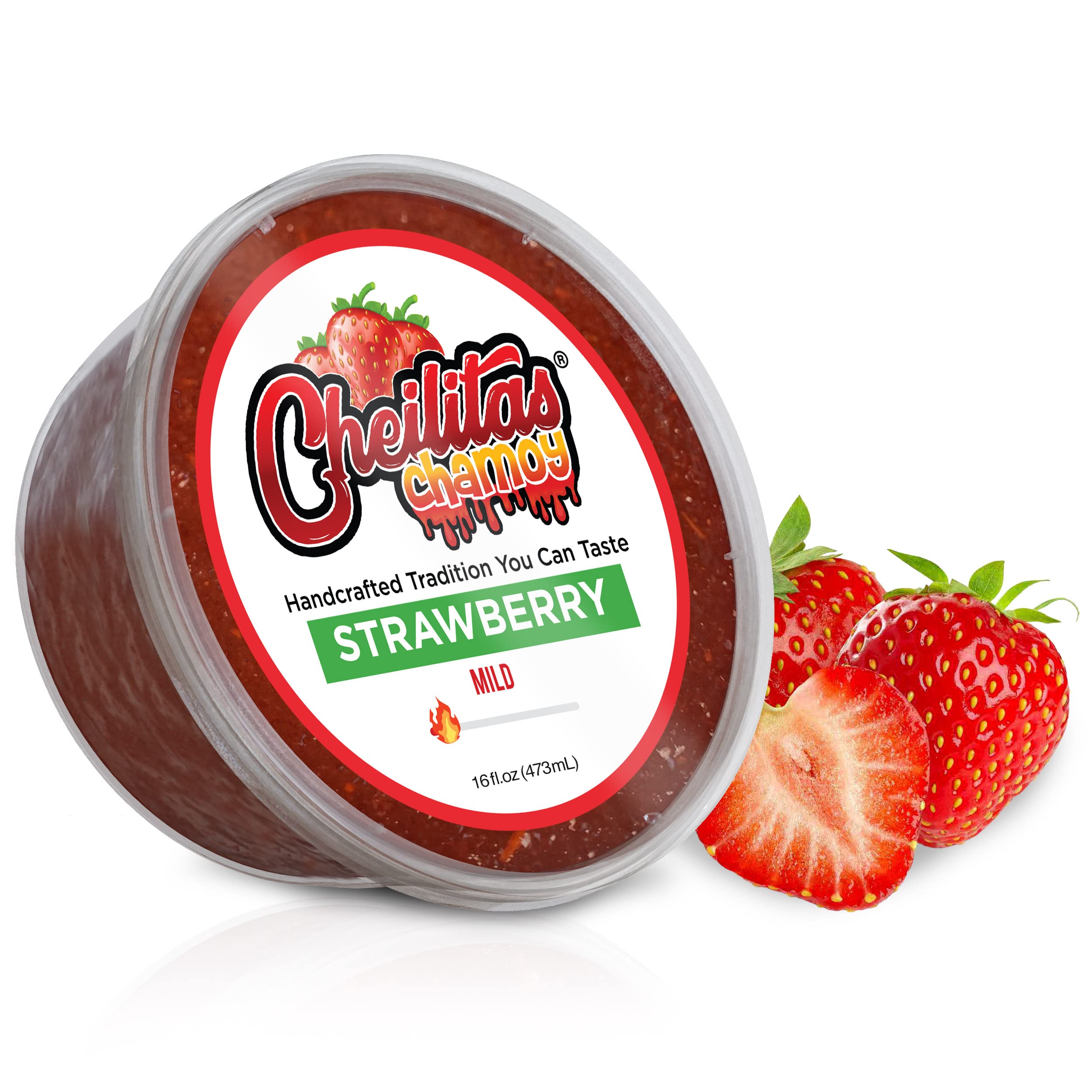 Cheilitas Chamoy Mexican Rim Candy Dip Paste 8 oz | Hand Crafted for Drinks, Cocktails, Micheladas, Beer and More (Tamarind)