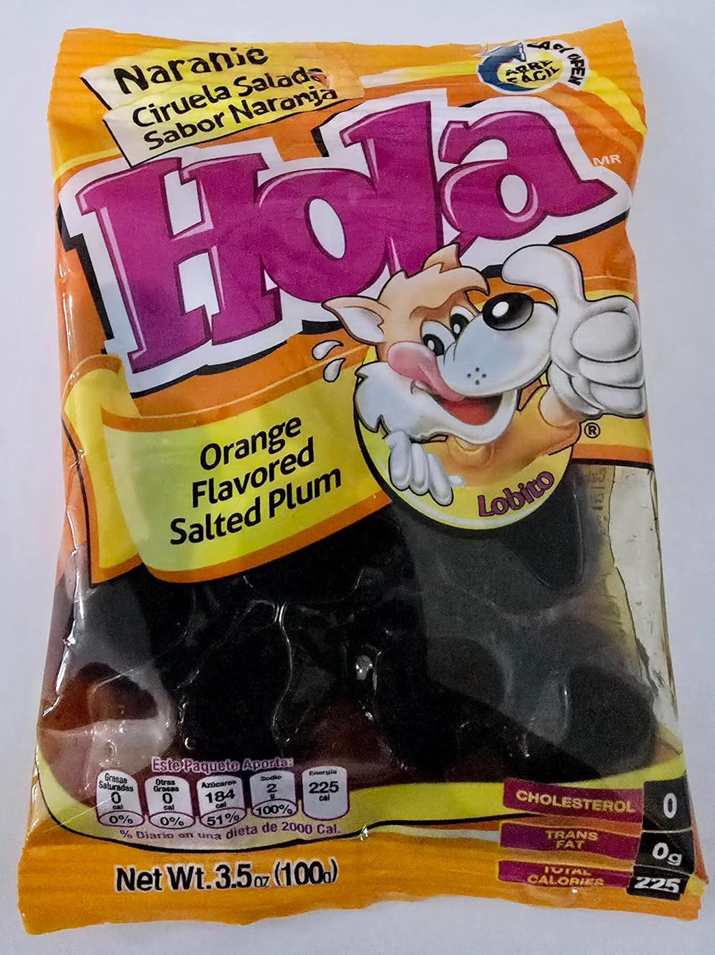 Hola Lobito Variety Pack – 6 Flavors of Mexican Salted Plums & Apricots | Sweet, Spicy & Sour Fruit Snacks, 6-Pack