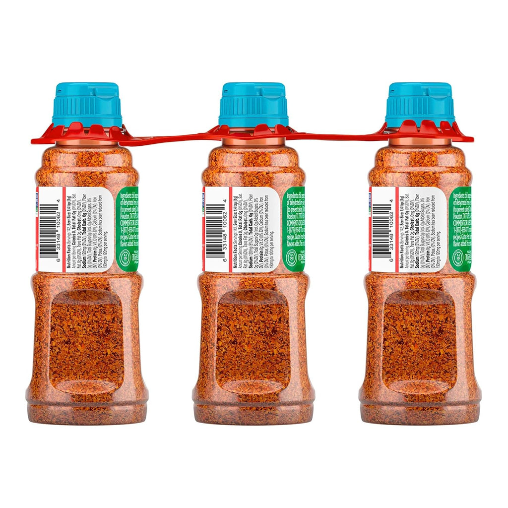 Tajin Clásico Reduced Sodium Seasoning, Authentic Mexican Chile Lime Spice Blend for Fruit, Vegetables, Salad Bowls, Avocado, Cucumber, and Fresh Produce, Zesty Flavor Enhancer, 5 oz, (Pack of 1)
