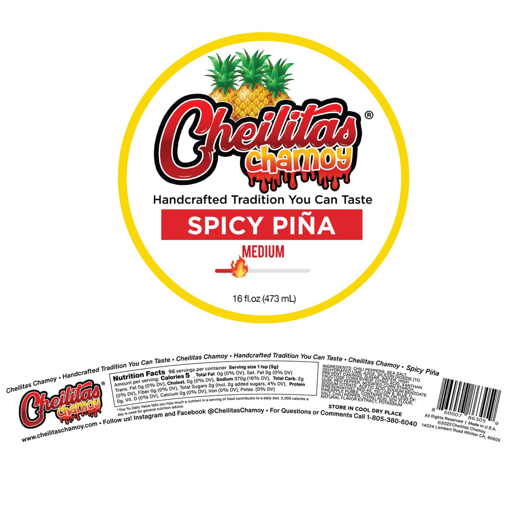Cheilitas Chamoy Mexican Rim Candy Dip Paste 8 oz | Hand Crafted for Drinks, Cocktails, Micheladas, Beer and More (Tamarind)