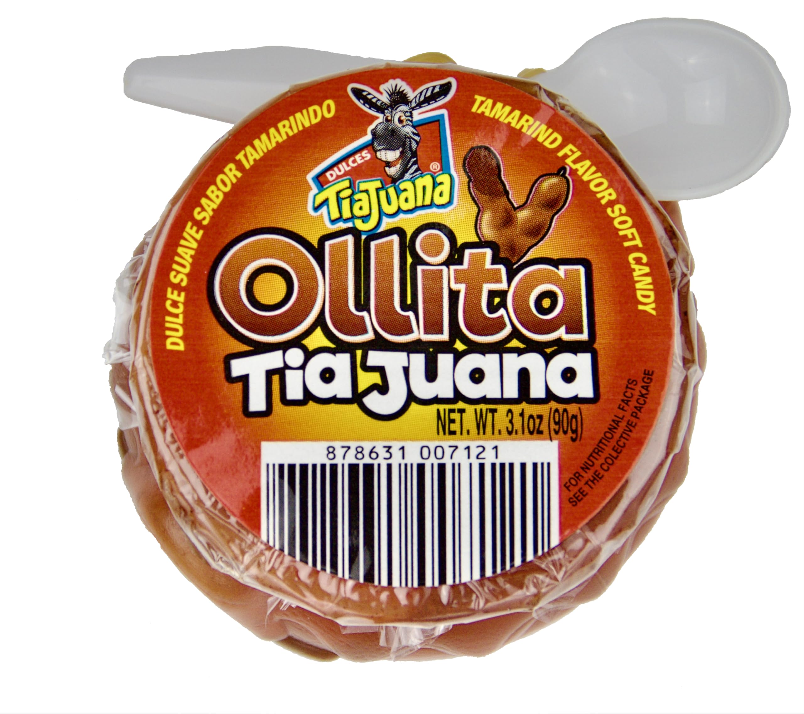 Ollita Tiajuana - Mini-Pot Tamarind Flavor Soft Candy: Dulce Suave Sabor Tamarindo