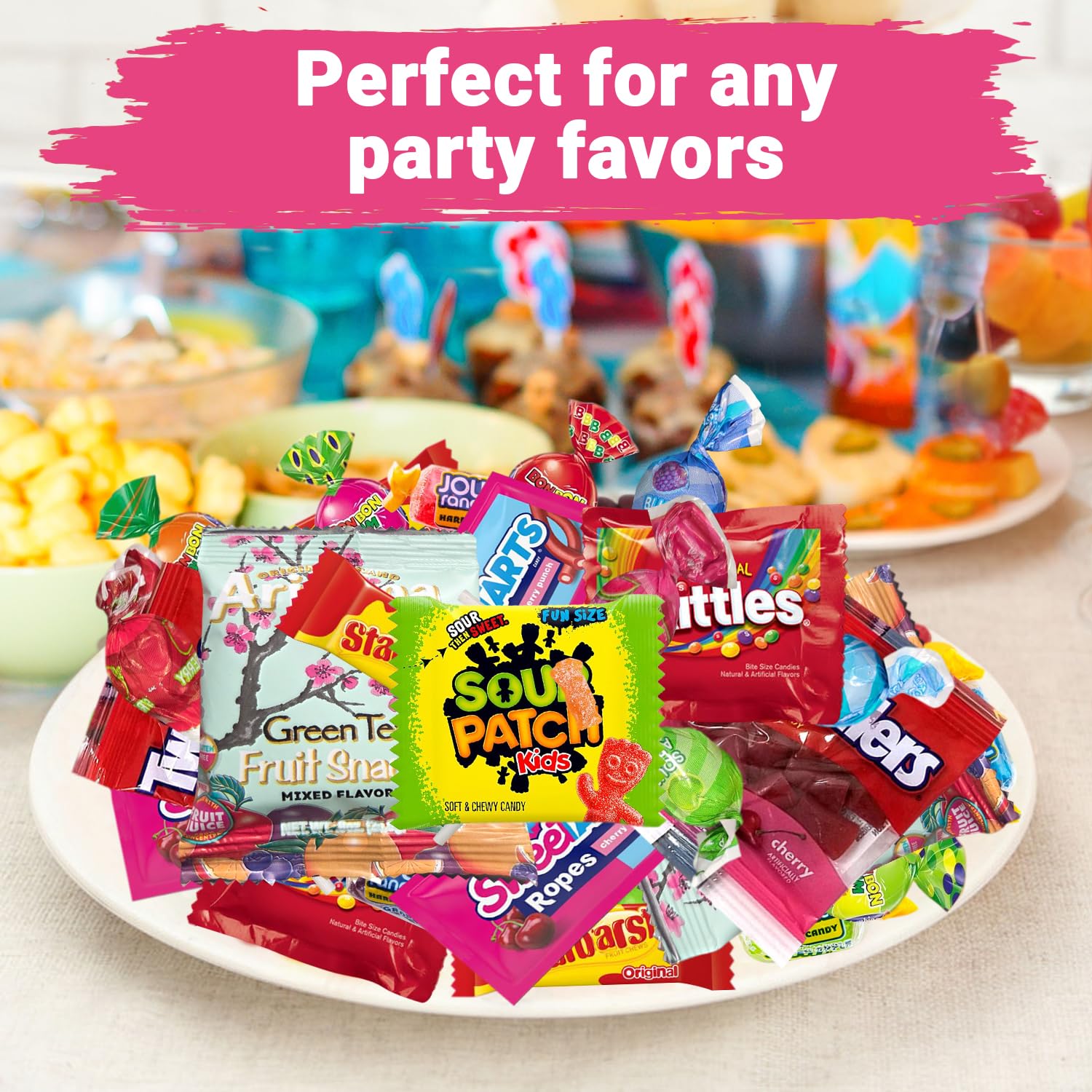 Bulk Candy Variety Pack – 5 LB Ultimate Assorted Fruit Flavored Candies, Chews And Gummies, Individually Wrapped Party Candy For Birthdays, Piñatas, Classrooms, Office Treats And Everyday Snacking