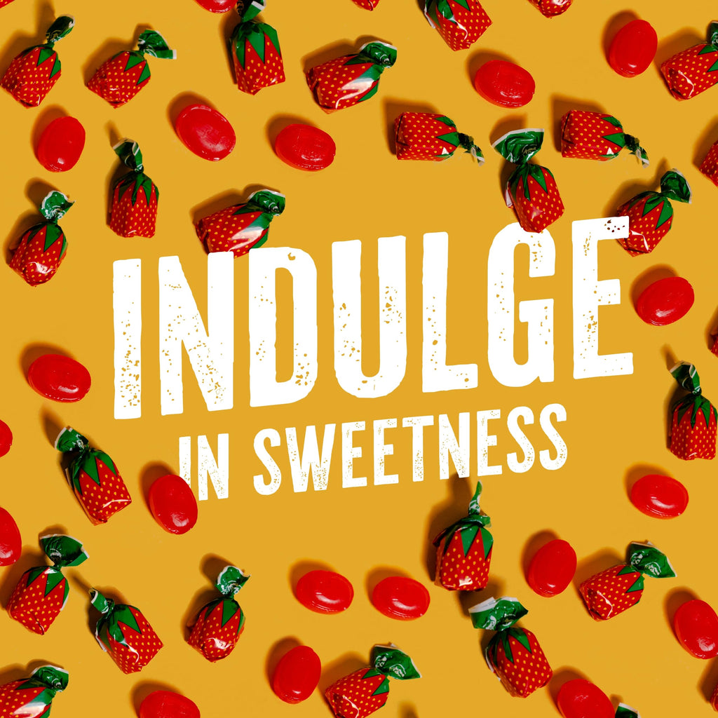 Strawberry Hard Candy Individually Wrapped by Cambie, 2 lbs of Strawberry Candy with a Deliciously Sweet Hard Exterior with a Soft, Fruit-Filled Center