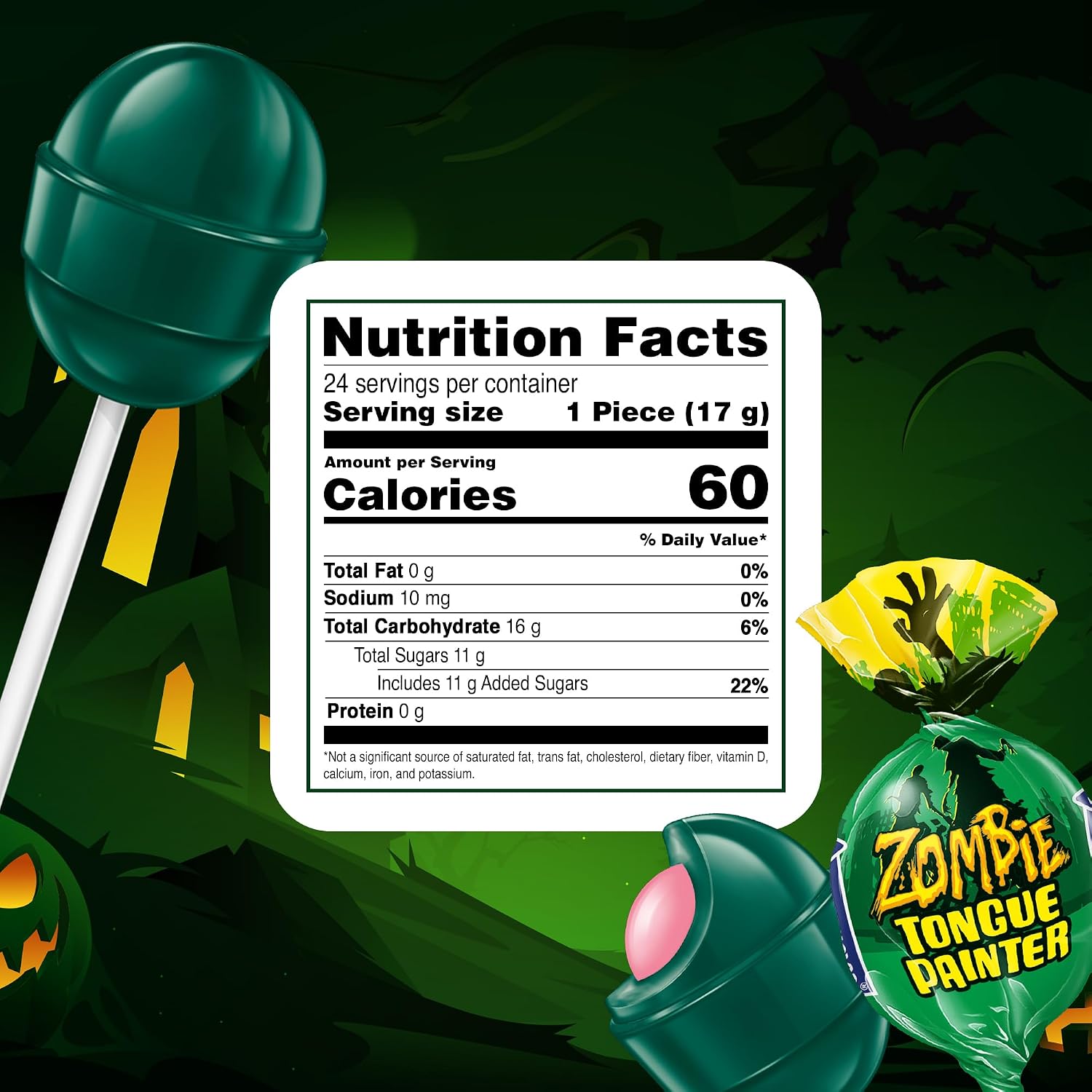 Colombina Bon Bon Bum Passion Fruit Lollipops, Tropical Fruit Hard Candy, Individually Wrapped Candy Pops for Parties, Candy Bowl Refill, Office or Classroom Rewards, 24 Count