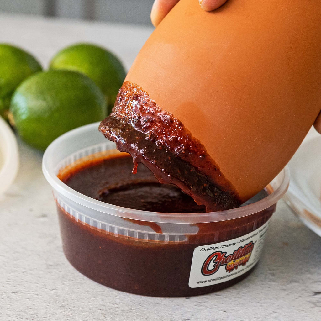 Cheilitas Chamoy Mexican Rim Candy Dip Paste 8 oz | Hand Crafted for Drinks, Cocktails, Micheladas, Beer and More (Tamarind)