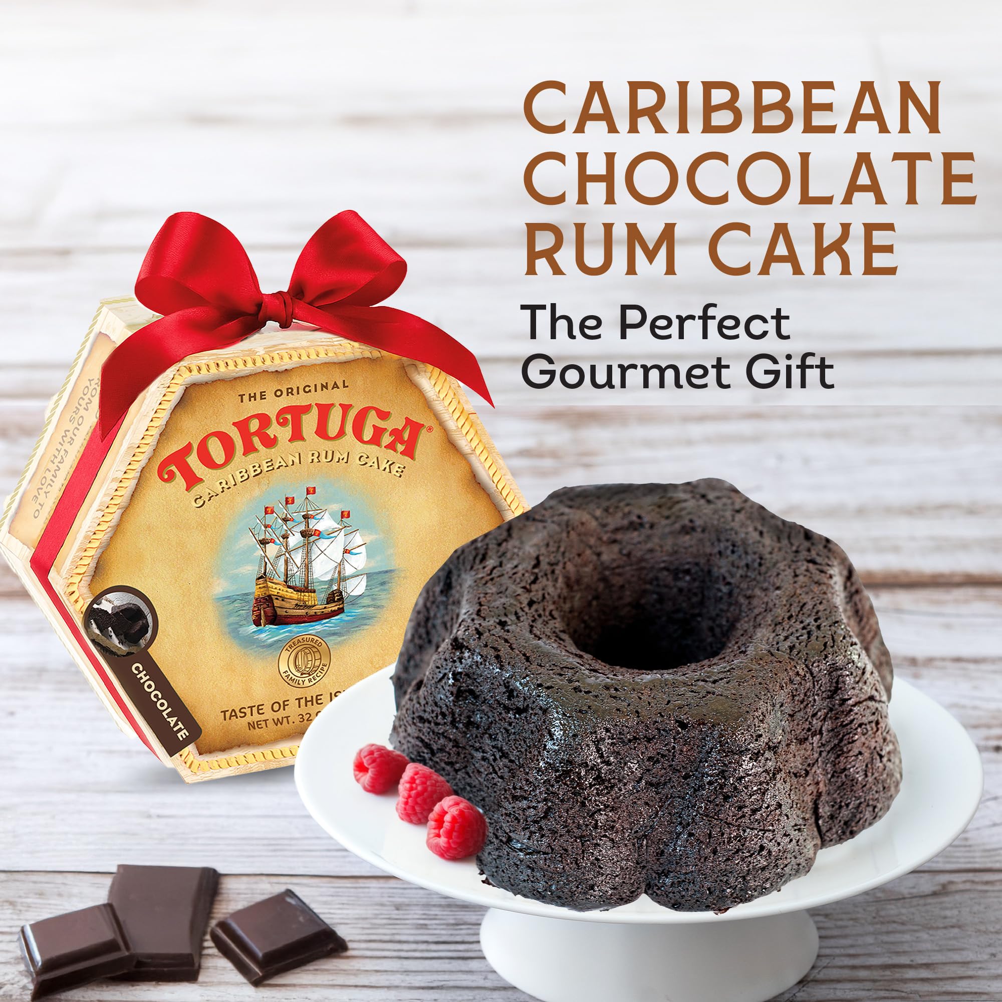 TORTUGA Provenance Rum Cake Variety Pack – 4 oz. - 6 Pack - The Perfect Premium Gourmet Gift for Stocking Stuffers, Gift Baskets, and Christmas Gifts - Great Mini Cakes for Delivery