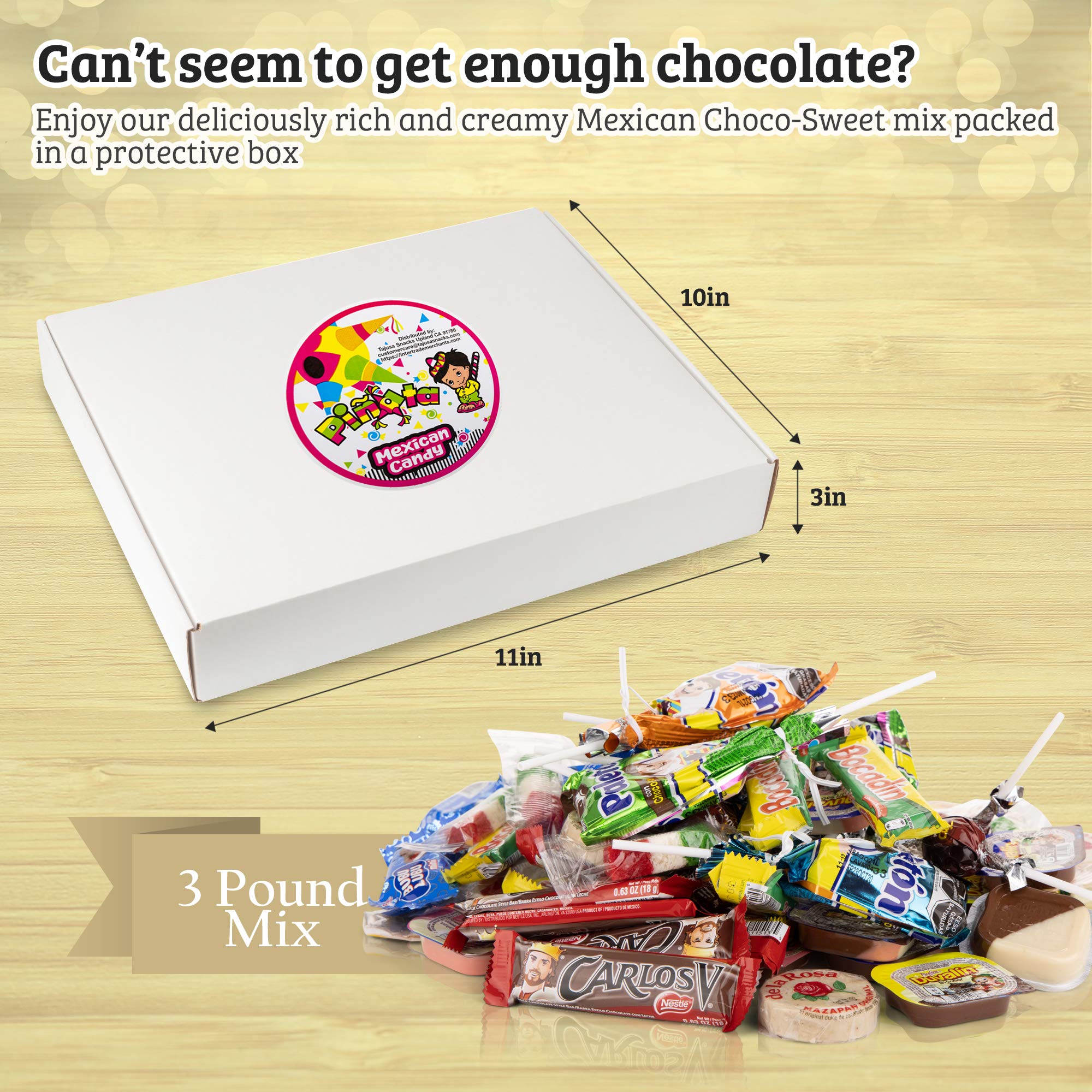 Pinata Mexican Candy Box (Tik Tok Slap Pack Tamarindo (9.9 Ounces)(16 Pieces) Slaps Lollipop Candy DIY Kit