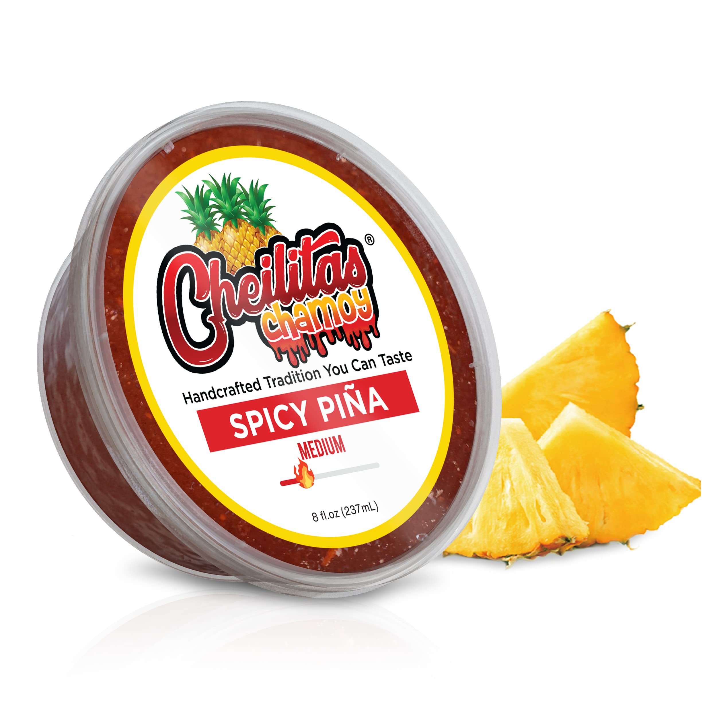 Cheilitas Chamoy Mexican Rim Candy Dip Paste 8 oz | Hand Crafted for Drinks, Cocktails, Micheladas, Beer and More (Tamarind)