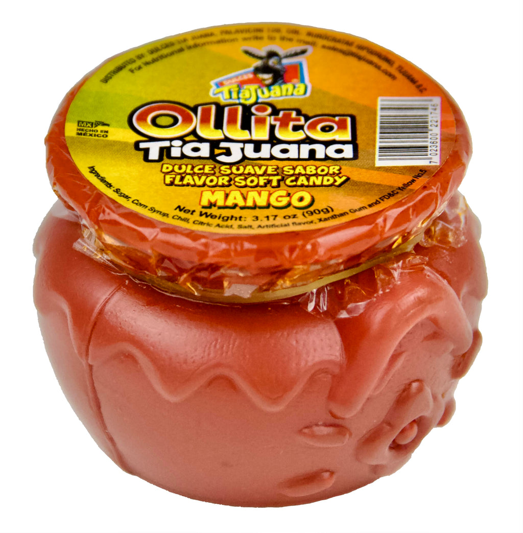 Ollita Tiajuana - Mini-Pot Tamarind Flavor Soft Candy: Dulce Suave Sabor Tamarindo