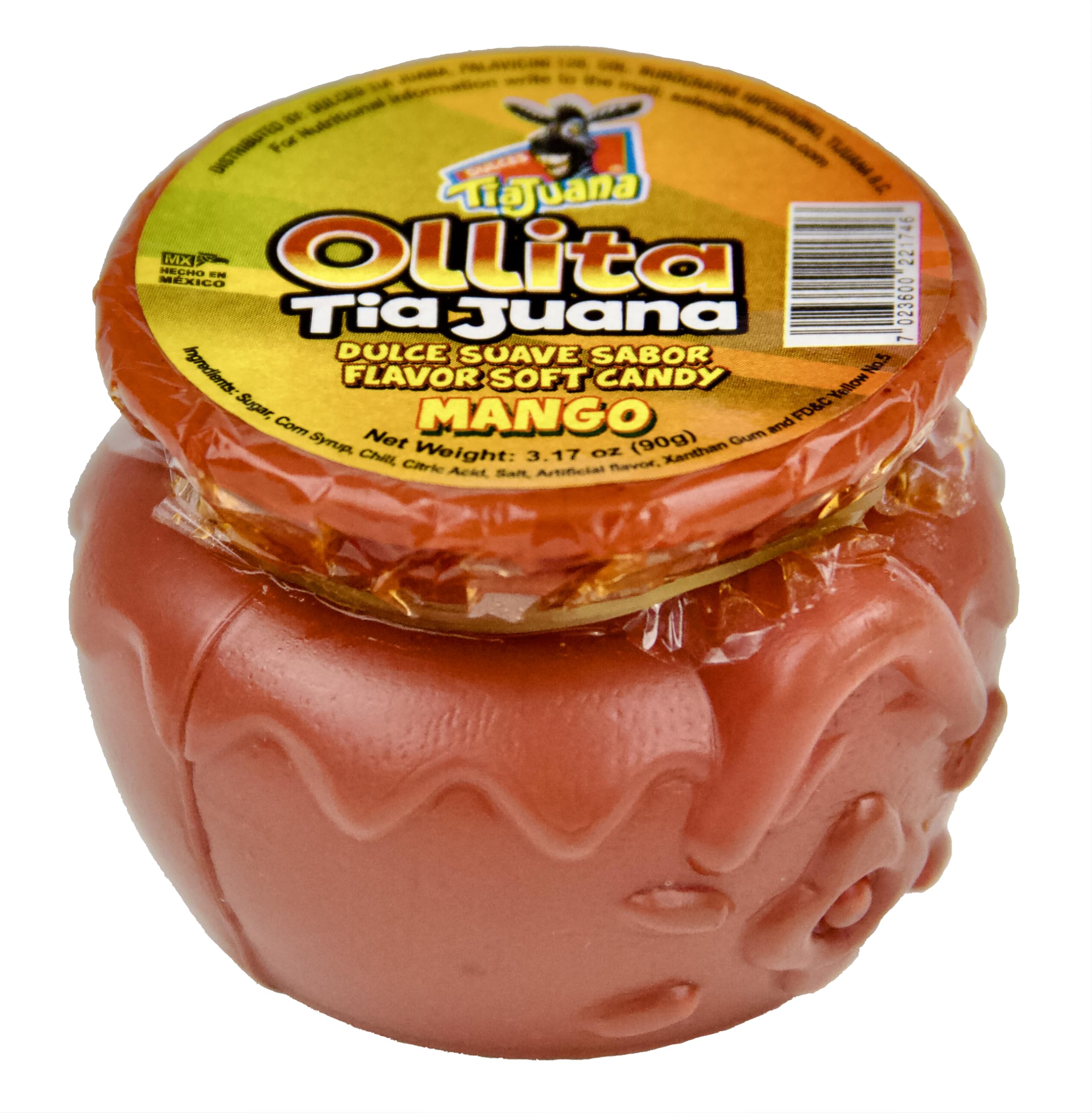 Ollita Tiajuana - Mini-Pot Tamarind Flavor Soft Candy: Dulce Suave Sabor Tamarindo