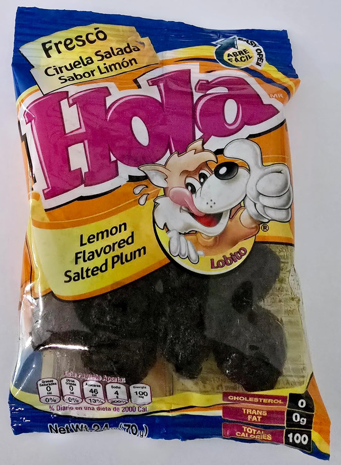 Hola Lobito Variety Pack – 6 Flavors of Mexican Salted Plums & Apricots | Sweet, Spicy & Sour Fruit Snacks, 6-Pack