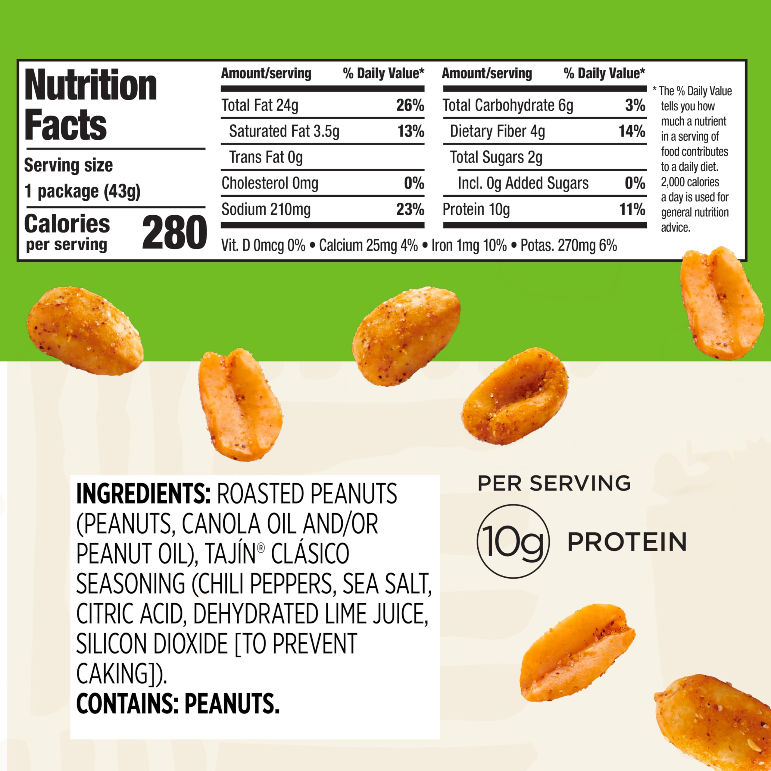 Snak Club Tajin Gummy Candy Fruit Rings, Gummies with Chili and Lime Seasoning, Mild Spice, Gluten-Free and Vegan Snacks, Assorted Variety, Mango, Pineapple, Peach, Watermelon, Snack Size 12 Pack