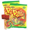 Watermelon Chili Lollipops, Individually Wrapped Mexican Suckers, Pinata Candy and Party Favors, Swirl Sticker Included, 6 Ounce Bags, (Pack of 2)