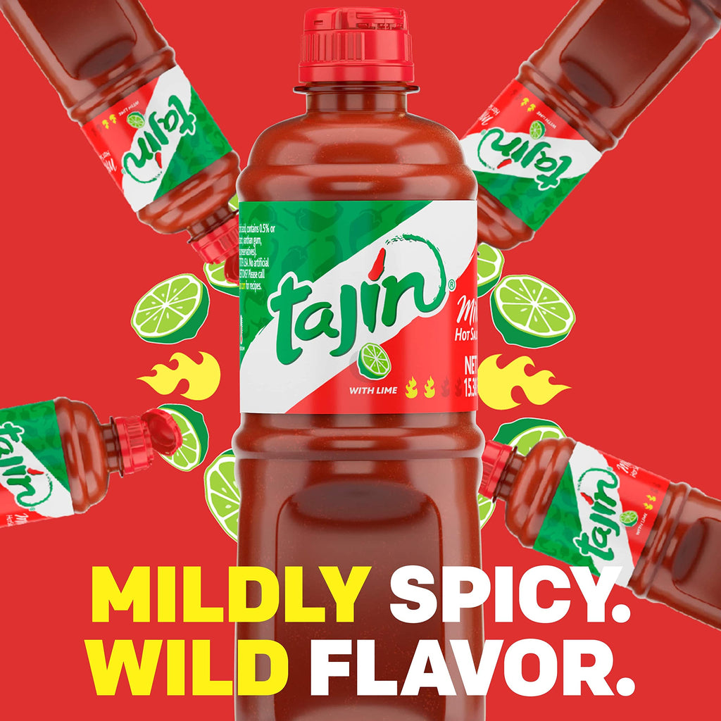 Tajin Fruity Chamoy Sauce, Sweet & Tangy Chamoy for Fruit, Candy, Snacks, Mangonadas & Drinks, 15.38 oz Each (12 Pack)