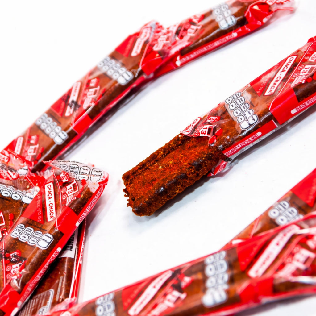 Chaca-Chaca Tamarindo De Frutas - Sal Y Chile Tamarind Mexican Candy, Dulces Mexicanos, 20 Pcs Pack 2 - Authentic Tamarind Candy