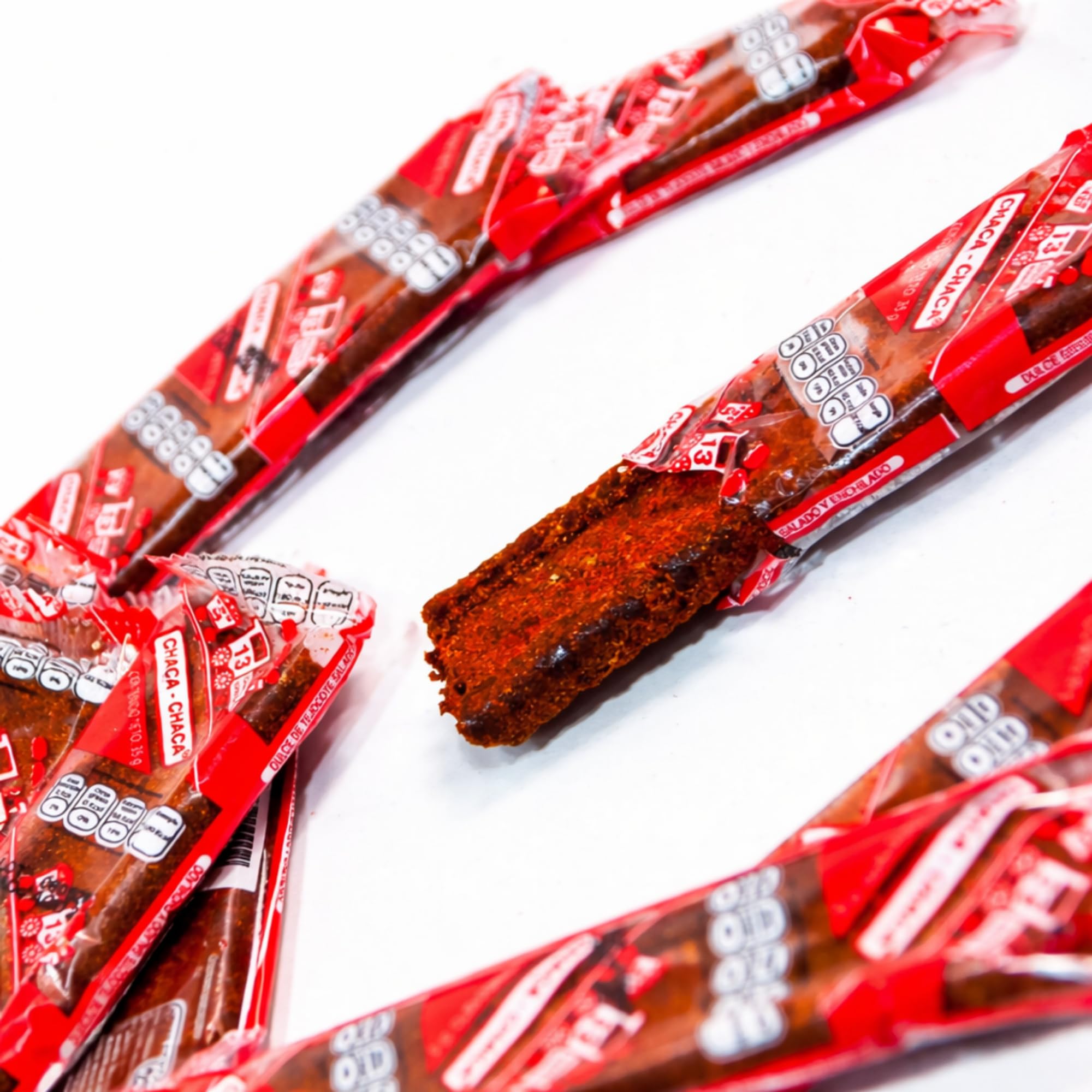Chaca-Chaca Tamarindo De Frutas - Sal Y Chile Tamarind Mexican Candy, Dulces Mexicanos, 20 Pcs Pack 2 - Authentic Tamarind Candy