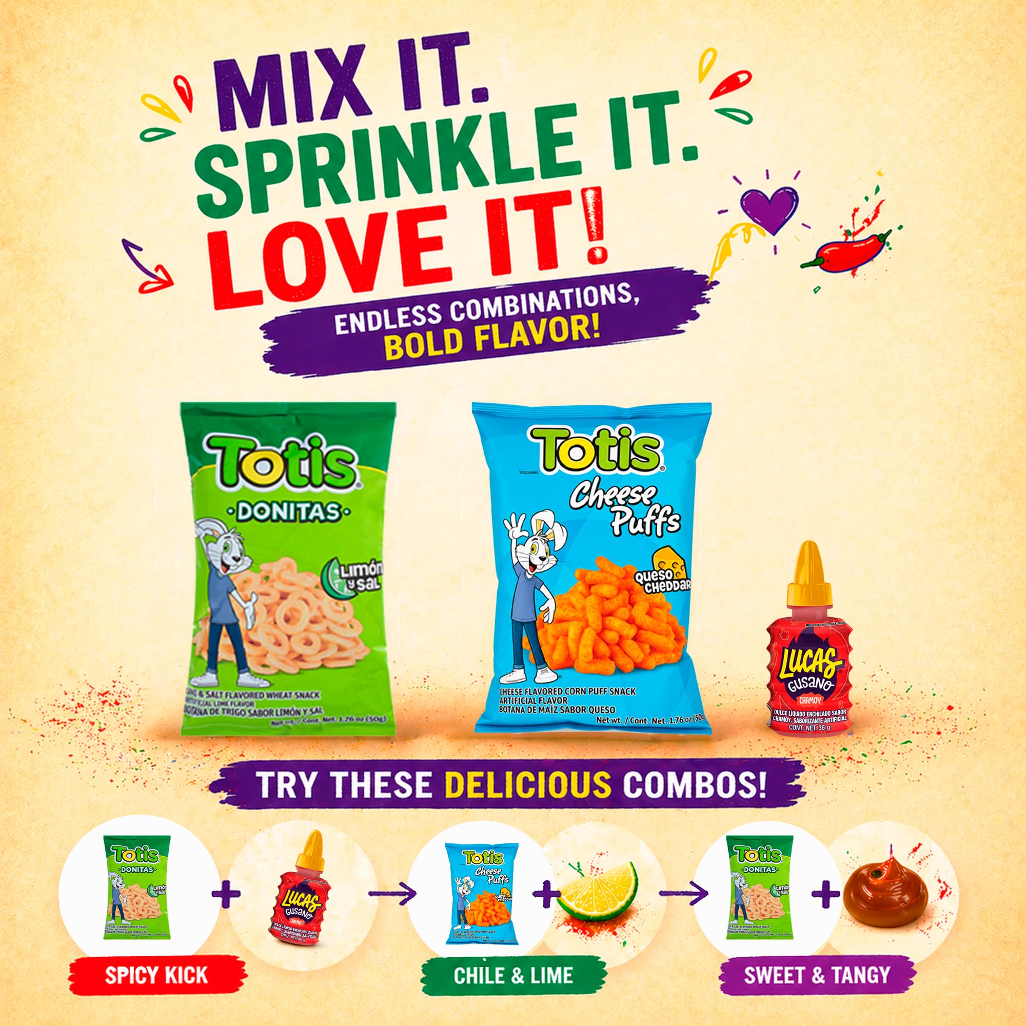 Gigi Delight Mexican Candy Variety Pack Assortment – Duvalin Salsaghetti Pulparindo Deluxe Mexican Snacks Box, Dulces Mexicanos Surtidos Authentic Spicy Snacks Collection for Lunches Office College Students (Premium)