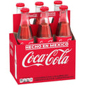 Mexican Coke Glass Bottle, 12 fl oz, 6 Pack SET of 7
