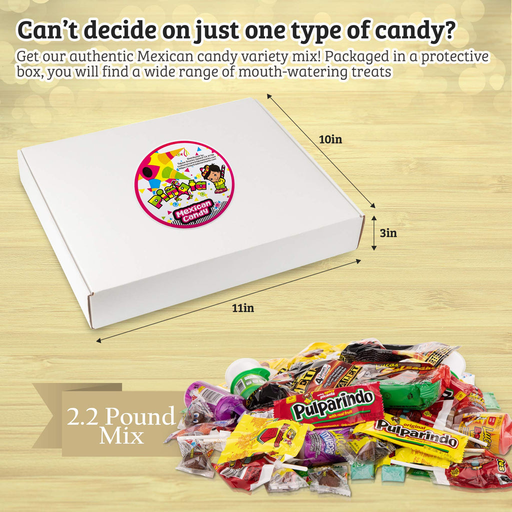 Pinata Mexican Candy Box (Tik Tok Slap Pack Tamarindo (9.9 Ounces)(16 Pieces) Slaps Lollipop Candy DIY Kit