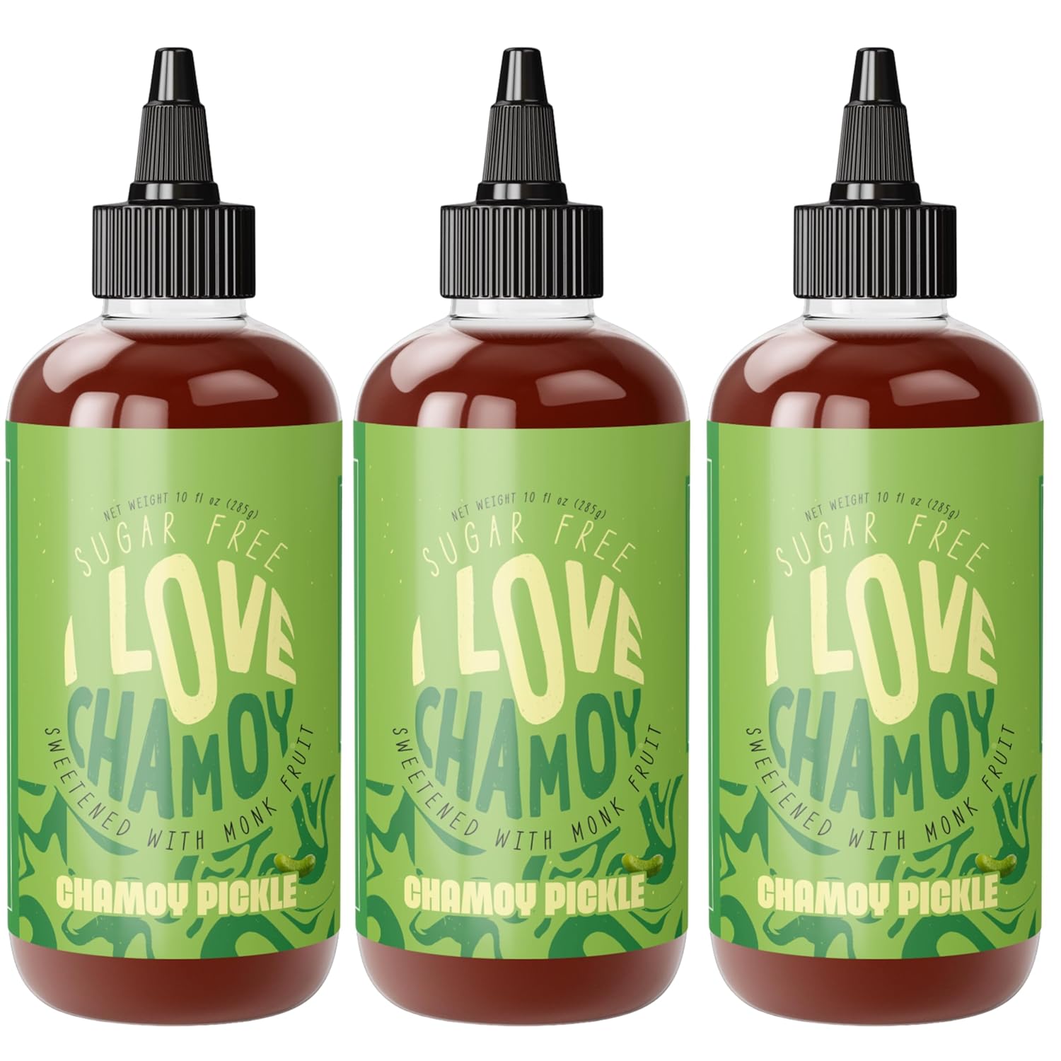 I Love Chamoy - Sugar Free Pickle Sauce, Carb Free, Calorie Free, Gluten Free, Chamoy Sauce (3 pack)