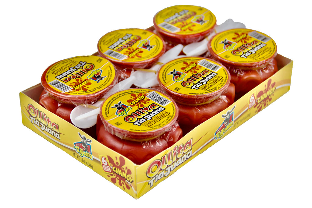 Ollita Tiajuana - Mini-Pot Tamarind Flavor Soft Candy: Dulce Suave Sabor Tamarindo