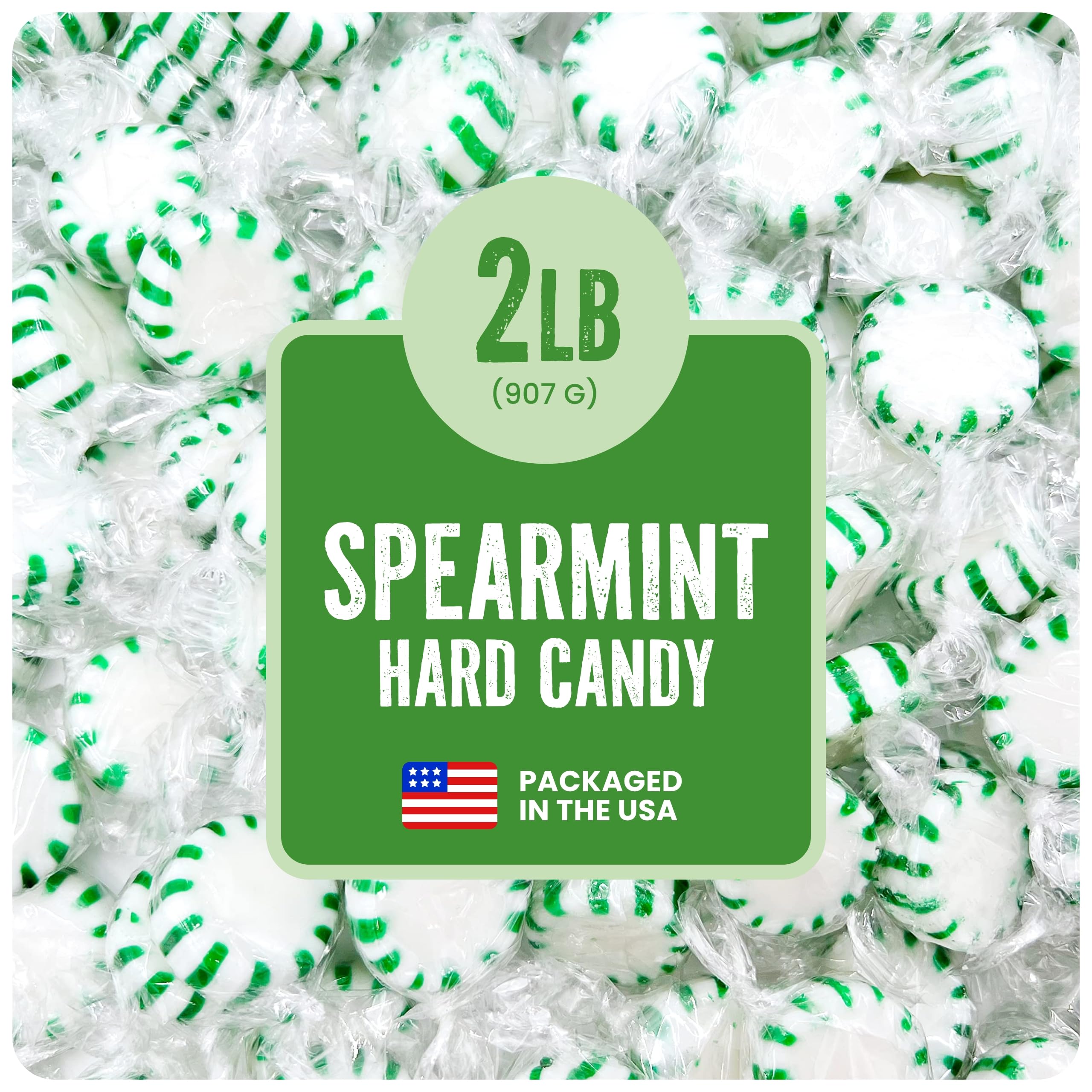 Strawberry Hard Candy Individually Wrapped by Cambie, 2 lbs of Strawberry Candy with a Deliciously Sweet Hard Exterior with a Soft, Fruit-Filled Center
