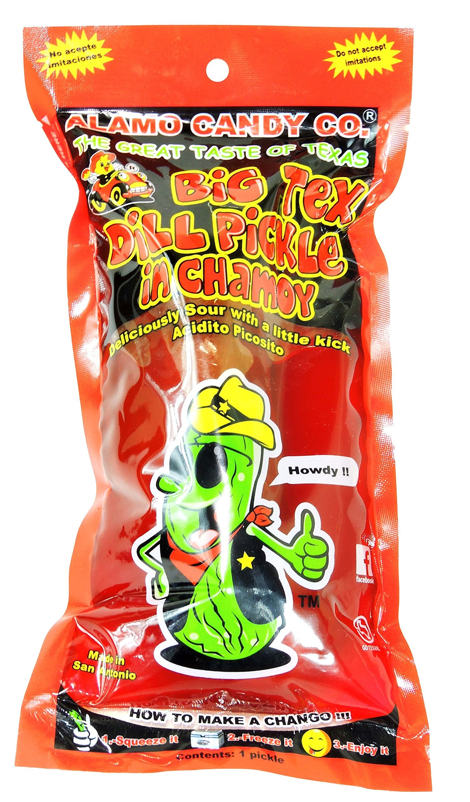 Mini chamoy pickle Alamo candy co