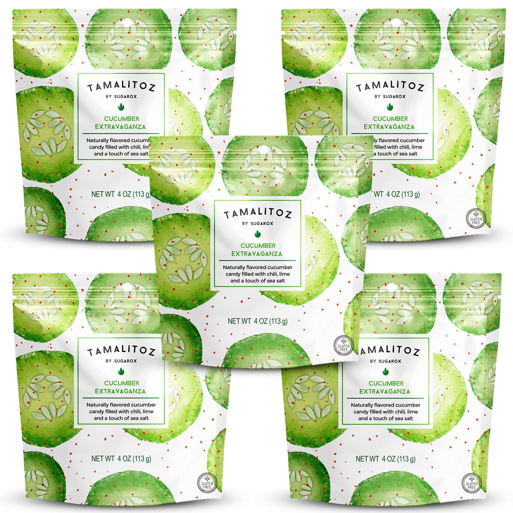 Tamalitoz Variety Pack – Spicy Mexican Hard Candy with Chile, Lime & Sea Salt, 8 Flavors: Mango, Cucumber, Tamarind, Watermelon, Pineapple, Blood Orange, Green Apple, Cherry – 8 Bags (4oz Each)