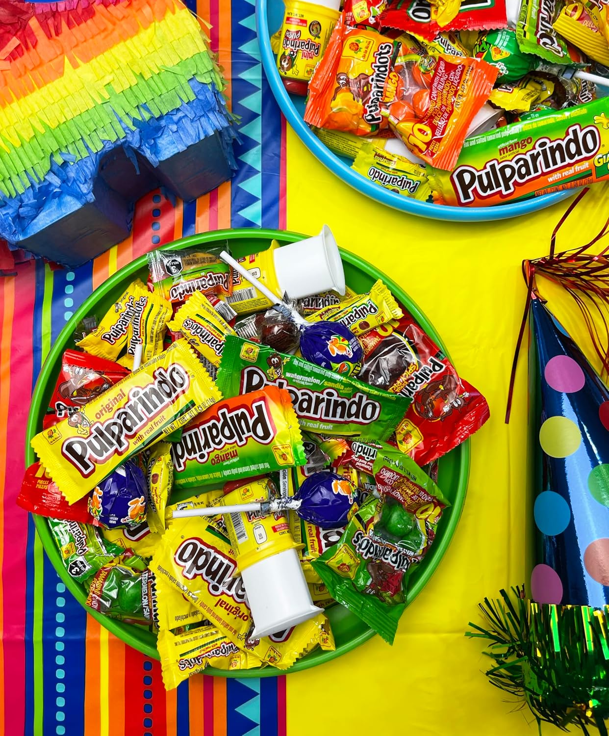 Mexgrim Mexican Candy Variety Pack, 3 lbs.Bag Individually Wrapped,Dulces Mexicanos, Bulk Mix filled with Pulparind, Perfect for piñata stuffers & Mexican Party