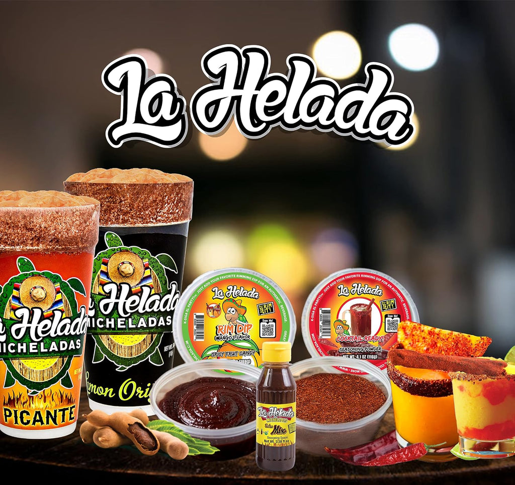 La Helada Banderilla Tamarindo/Tamarind Straw Candy 40 Count Jar