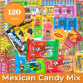 Mexican Candy Variety Pack (120 Count) Dulces Mexicanos, Tamarind Candy, with Pulparindo, Vero Lollipops, Lucas, De La Rosa, Mazapan, Mexican Snacks, Bulk Pinata, Fiesta