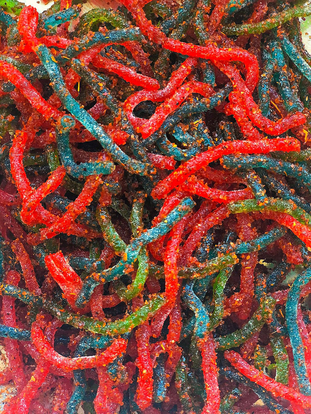 Lilys Chilies, Sour and Chili Chewy Candy (Chili Strawberry Belts)