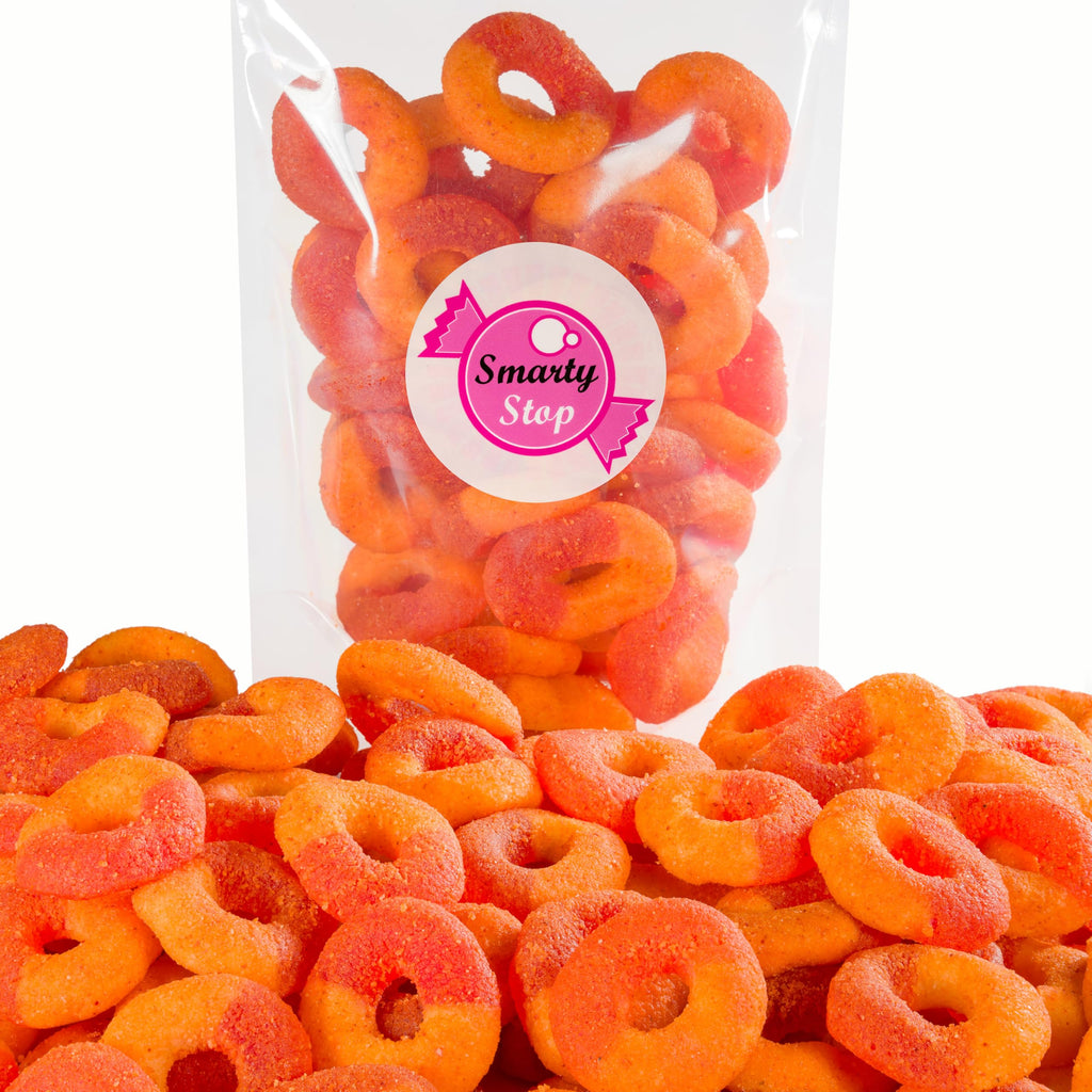 Smarty Stop Chamoy Covered Sour Gummy Candy, 2 lb Bulk Bag (Worm Gummy)