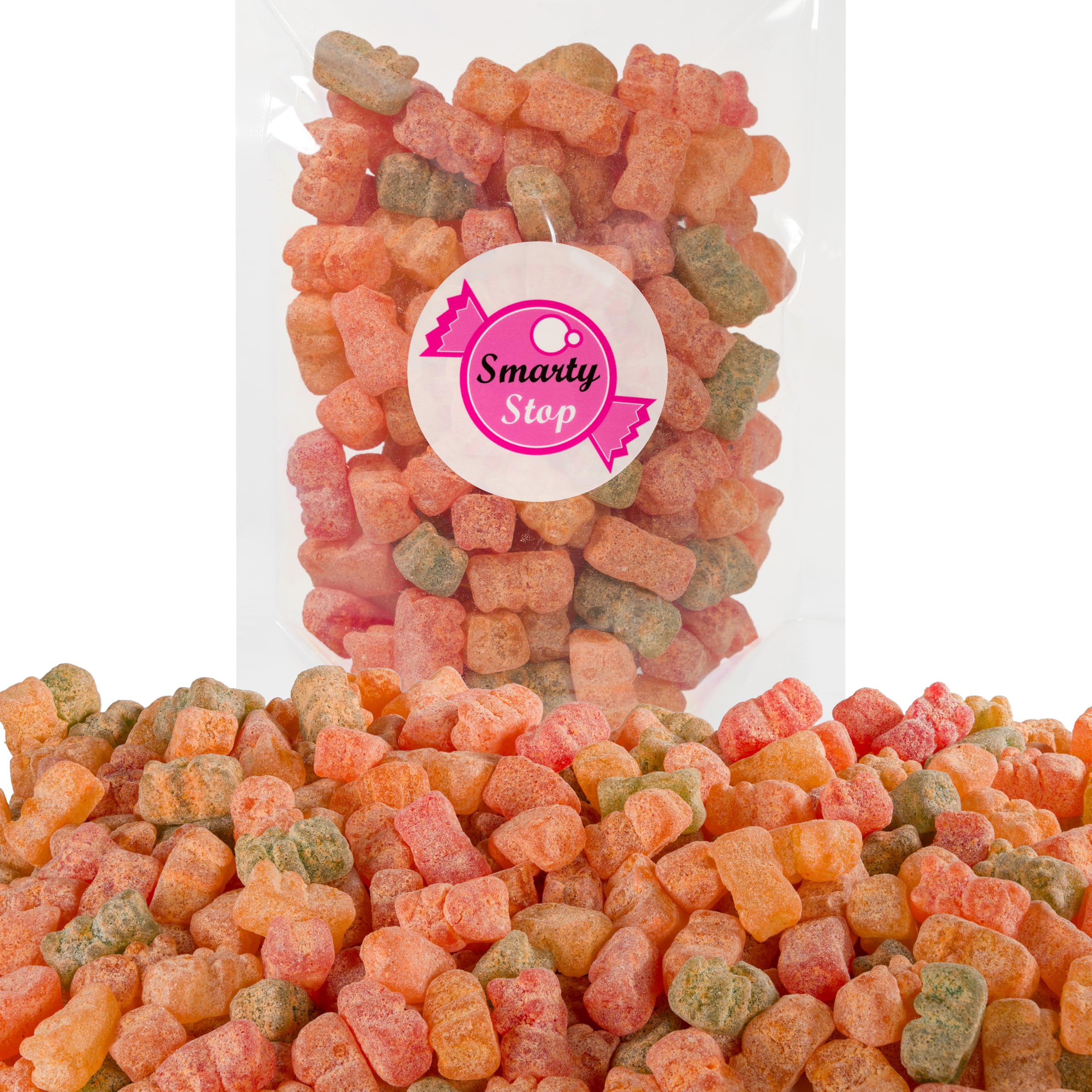 Smarty Stop Chamoy Covered Sour Gummy Candy, 2 lb Bulk Bag (Worm Gummy)