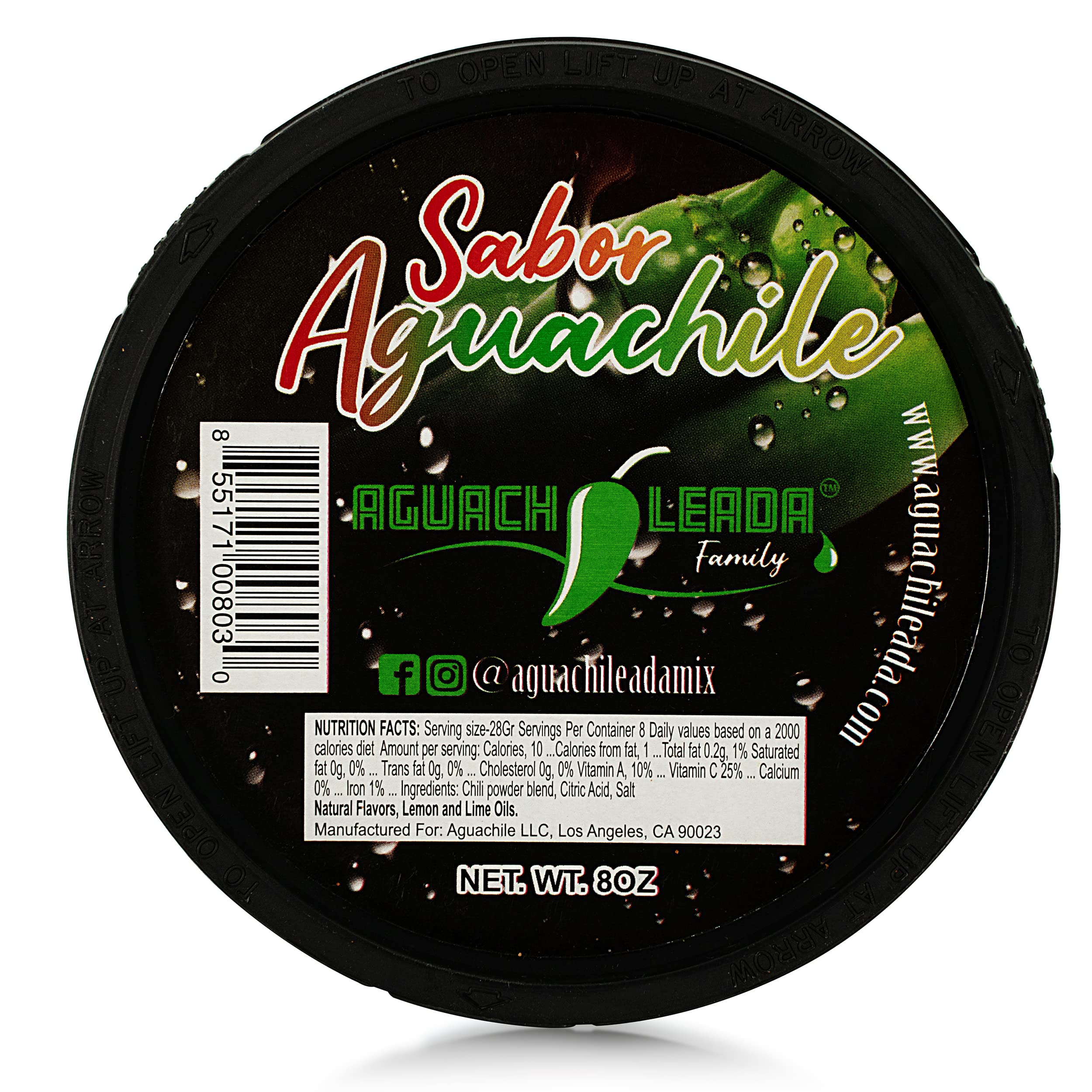 Original Aguachile Flavor Aguachileada Chamoy Dip 8 oz (1 PC) Rim Dip for Drinks Cocktails and Aguachileada!