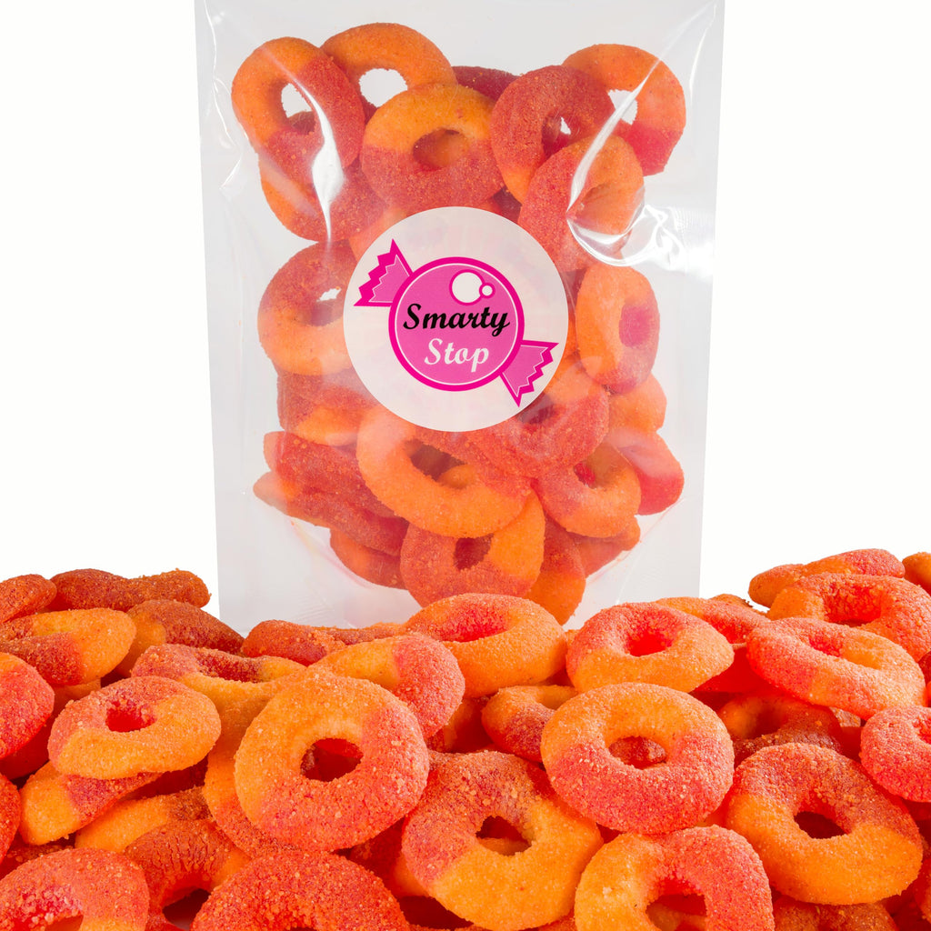 Smarty Stop Chamoy Covered Sour Gummy Candy, 2 lb Bulk Bag (Worm Gummy)