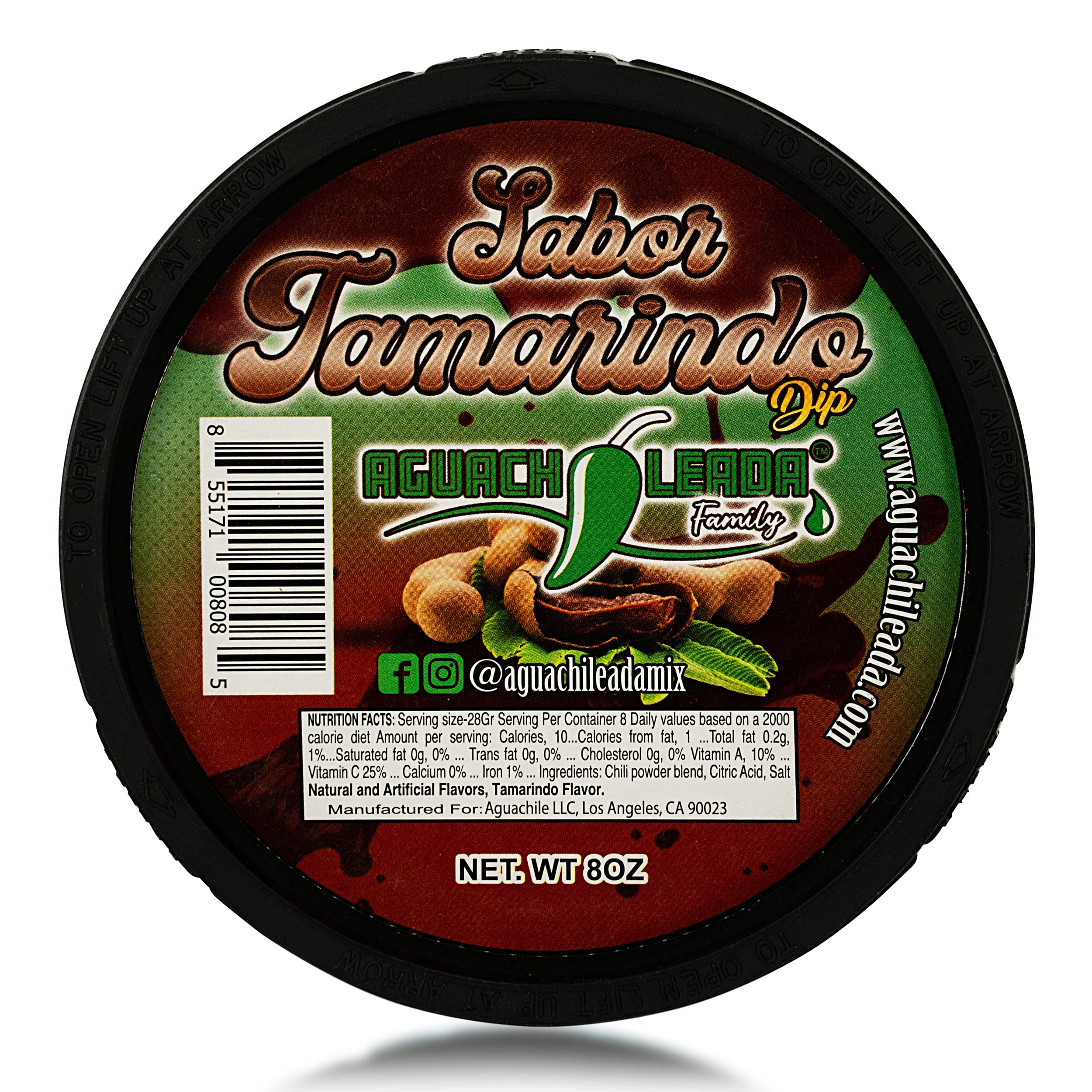 Original Aguachile Flavor Aguachileada Chamoy Dip 8 oz (1 PC) Rim Dip for Drinks Cocktails and Aguachileada!